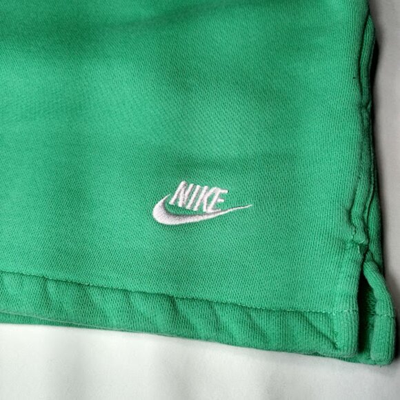 NIKE Vintage Retro Inspired Green Gym Athletic Shorts Athleisure Cozy Womens XXL - Picture 5 of 7